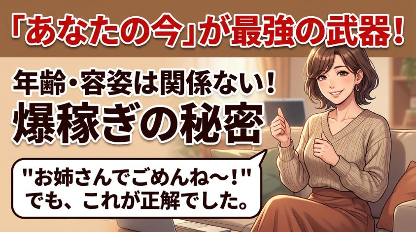 顔出しなしのメルレ・チャトレなら容姿や年齢は関係なしで稼げる