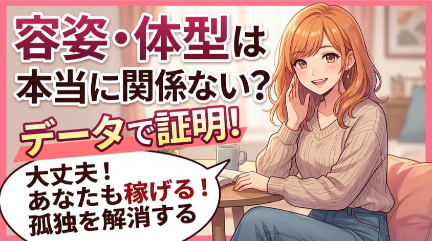 チャットレディに容姿体型は関係ない理由