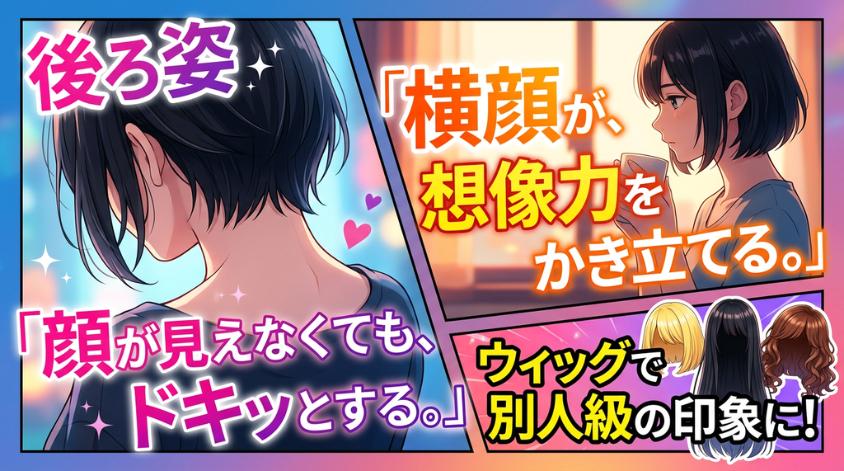 後ろ姿は顔が見えなくても雰囲気が伝わる