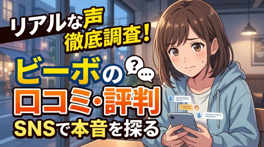 ビーボのリアルな口コミや評判