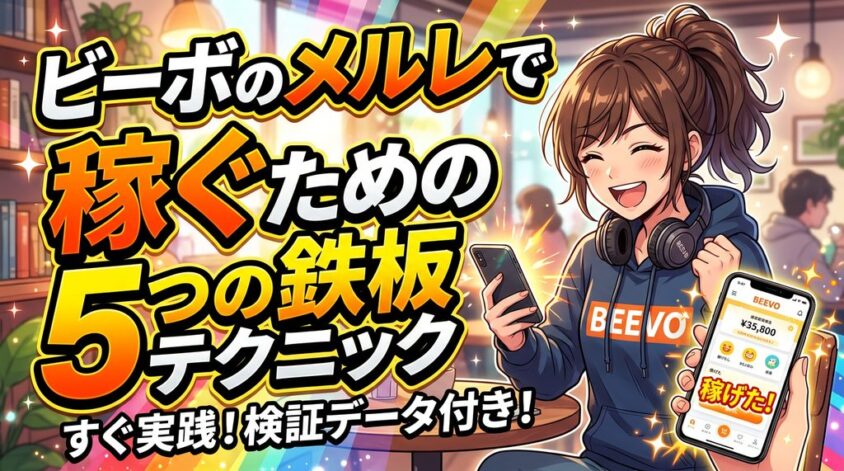 ビーボのメールレディで稼ぐための方法