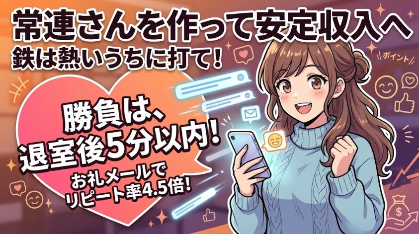 常連さんをゲットして安定収入を確保