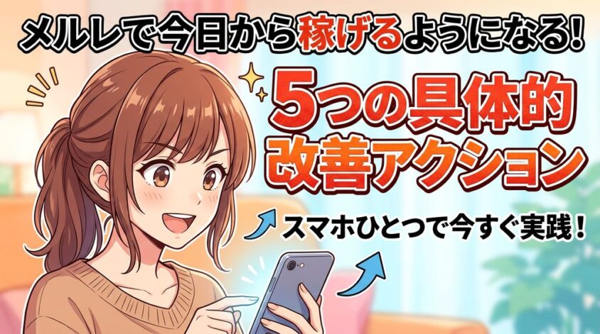 メルレで稼ぐための改善ポイント５選