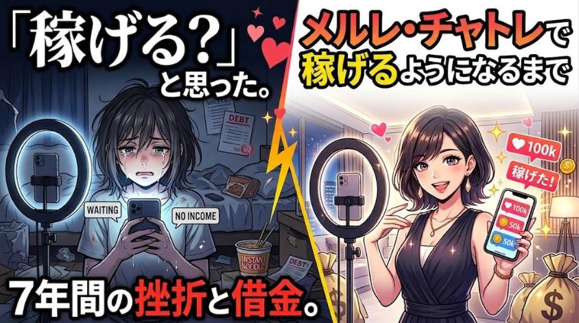 未経験からメルレ・チャトレで稼げるようになるまでの体験談