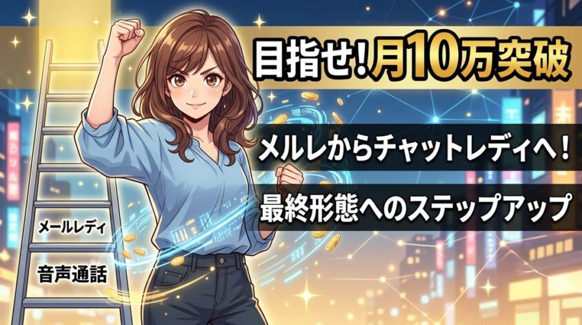 チャットレディなら月10万円も目指せる