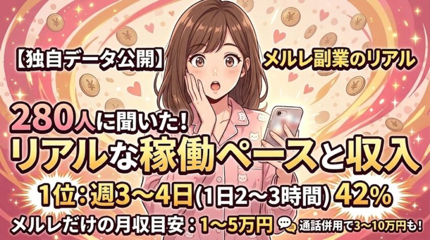 メルレ副業をリアルな声