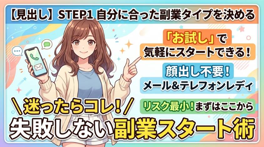 自分に合った副業を選ぶ