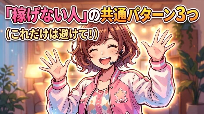 副業で稼げない人の共通パターン