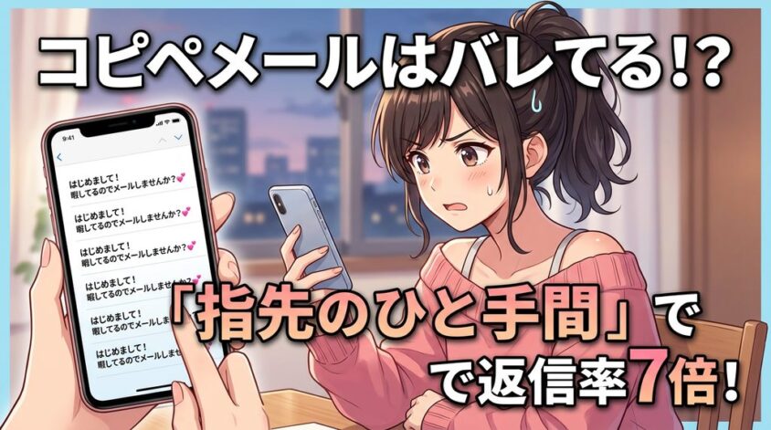 コピペ営業メールは厳禁