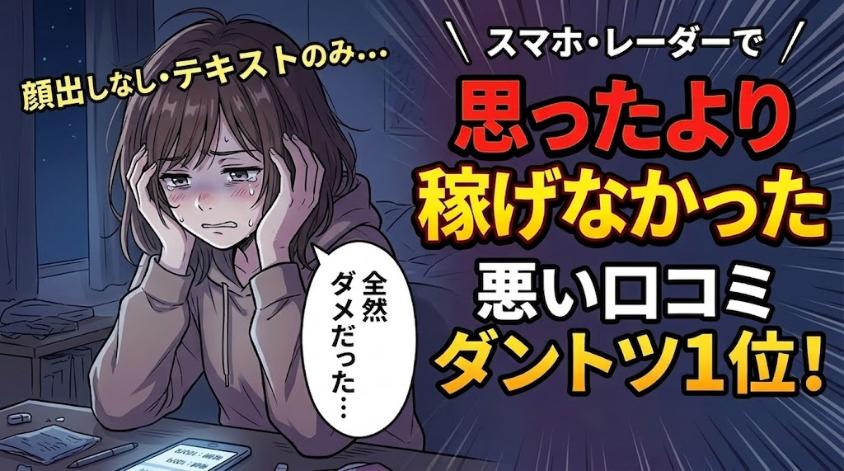 ポケットワークで稼げなかった声