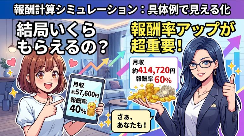 報酬計算をシミュレーション