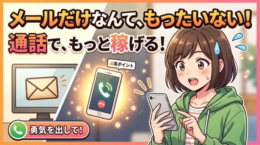 メールだけでなく通話もする