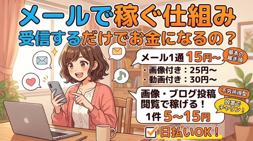 メールレディ報酬の仕組み