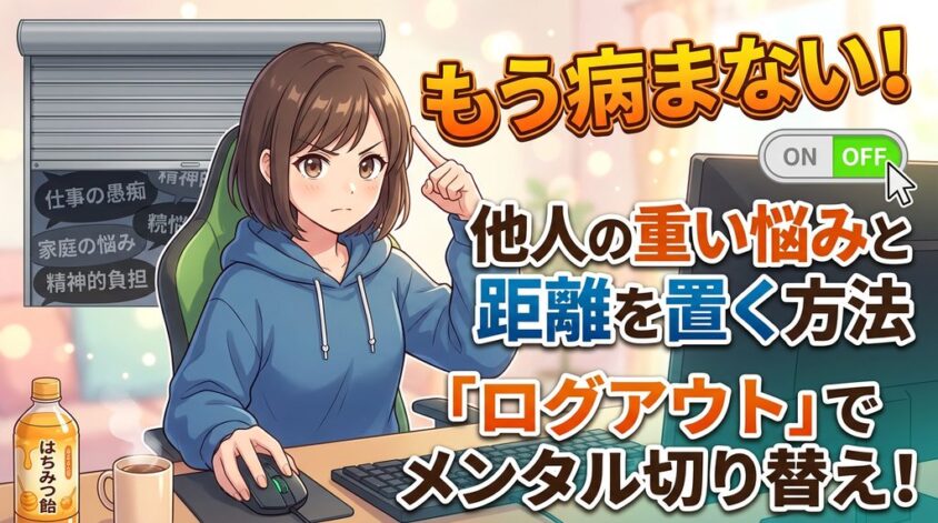 お客さんとは適度に距離を置いて感情移入をしすぎない