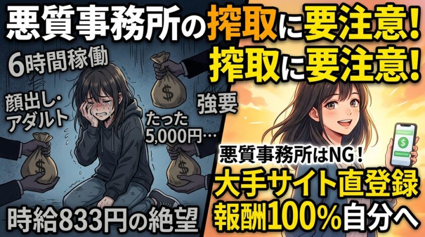 悪質な代理店に注意