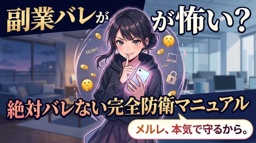 副業がバレないための対策