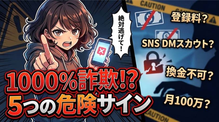 登録料を求めるのは詐欺