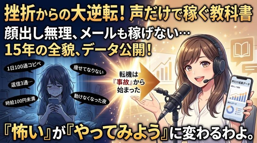 声だけでの副業で稼げる理由