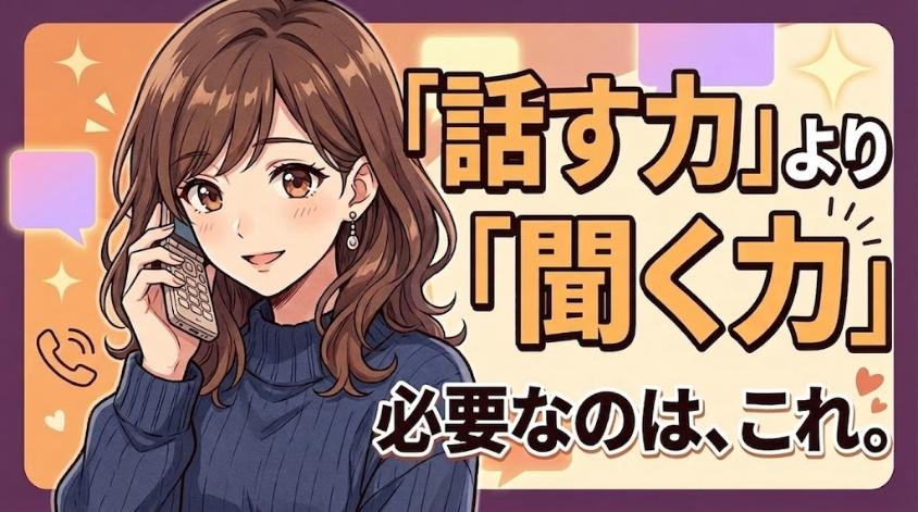 必要なのは聞く力