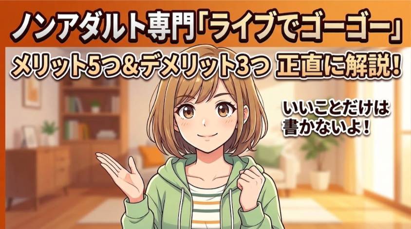 ライブでゴーゴーのメリットデメリット