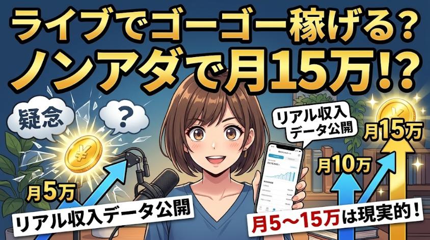 ライブでゴーゴーの収入