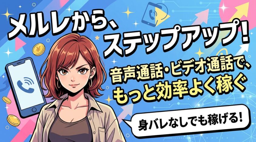 メールレディからステップアップして報酬アップ