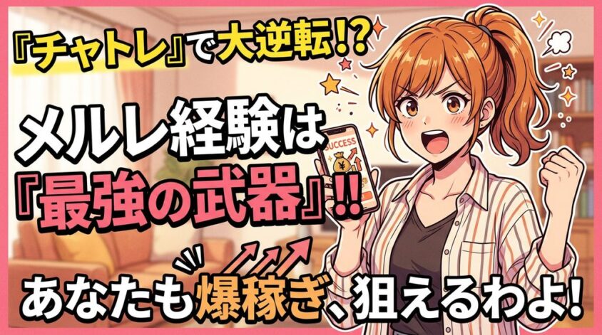 チャットレディで稼ぐにはメルレでの経験が大事