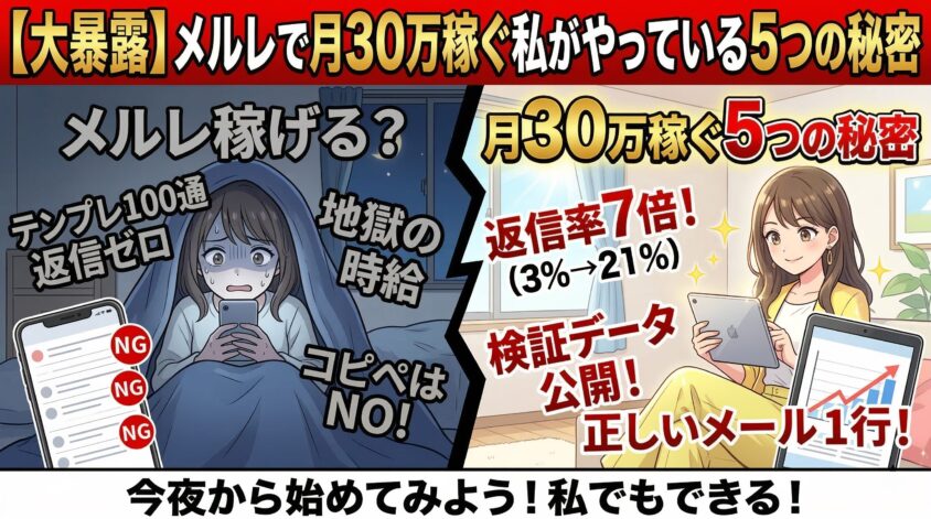 メルレで稼ぐコツ