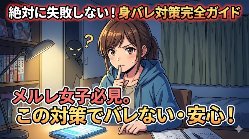 メルレで絶対に身バレしない方法