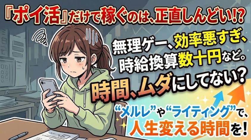 ポイ活はあまりお金にならない