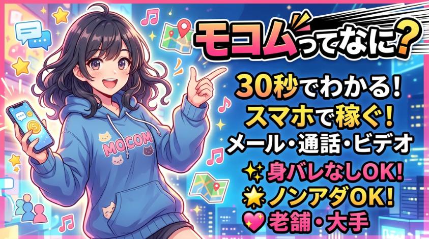 モコムは安心できる大手サイト