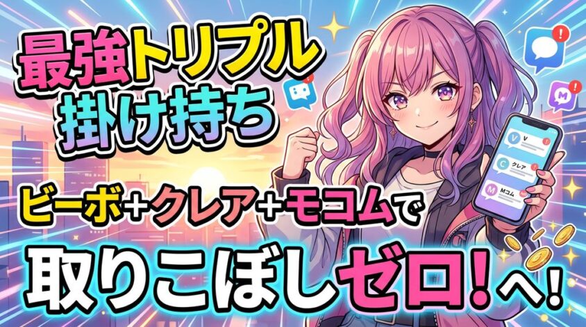 3つの掛け持ちで取りこぼしをなくす