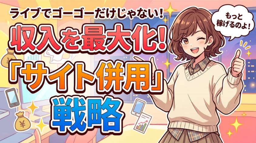 ライブでゴーゴーと併用するサイト