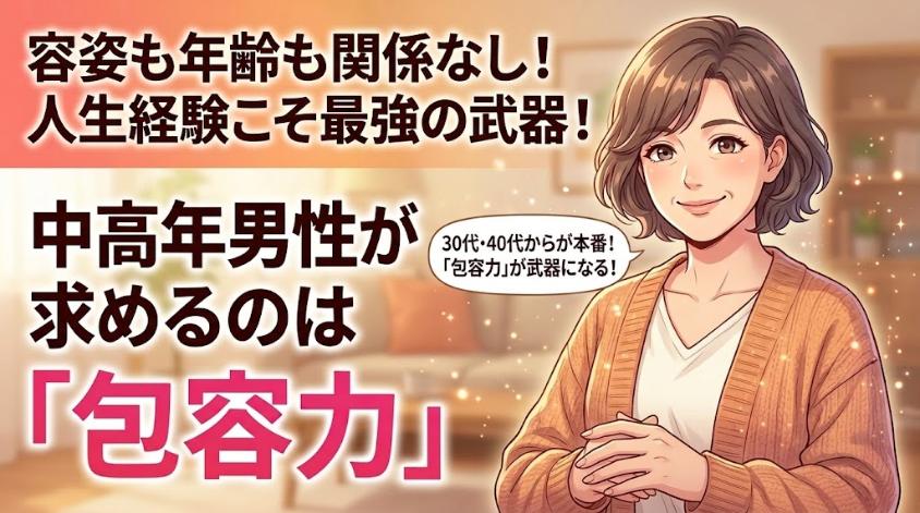 容姿や年齢は関係ない