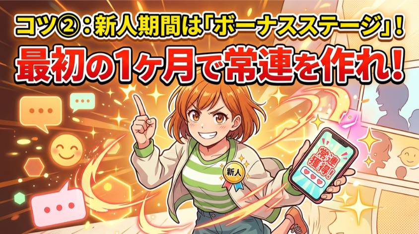 新人期間を利用する