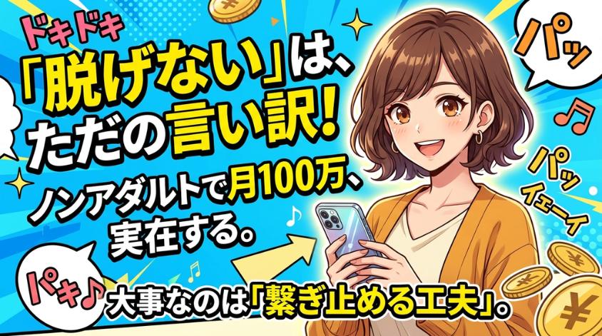 ノンアダルトで稼げる理由