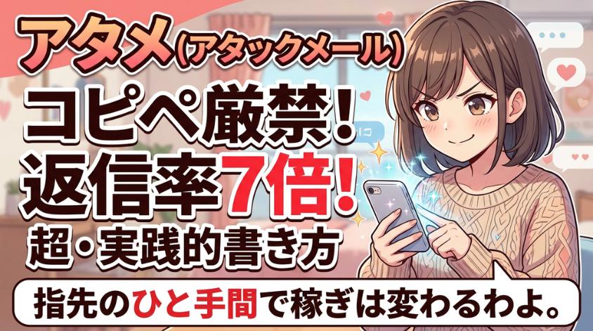 アタックメールはコピペにしない