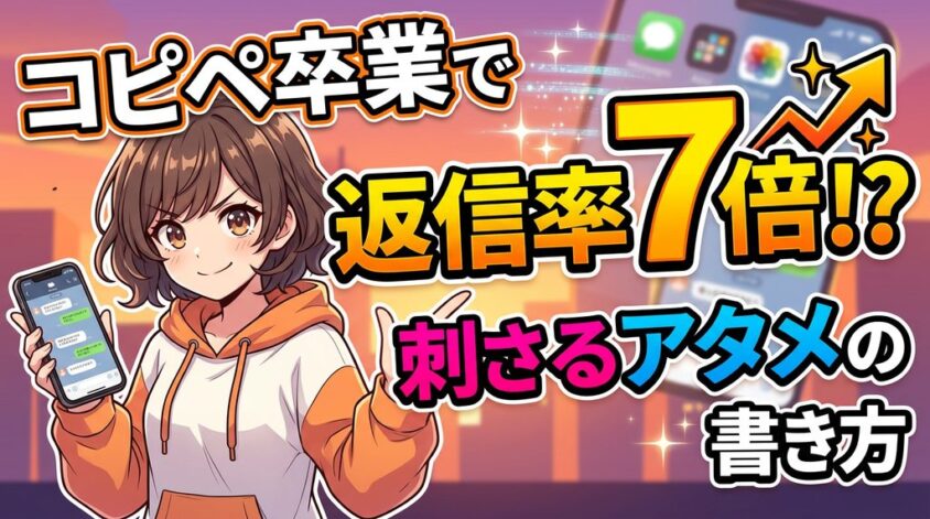 コピペではなく刺さるメッセージ