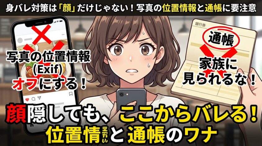 チャトレバレを防ぐにはスマホの位置情報と振り込みに注意