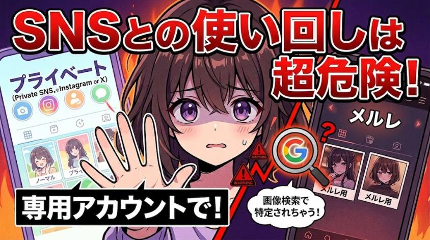 プライベート写真は使わない