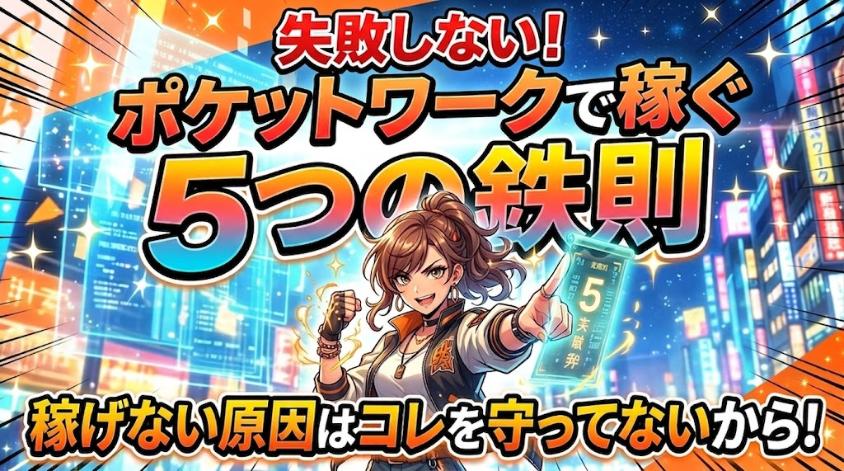 ポケットワークで失敗しない手方法