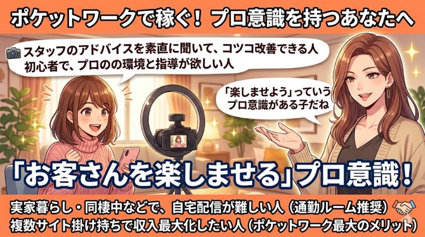 ポケットワークで稼げる人の特養