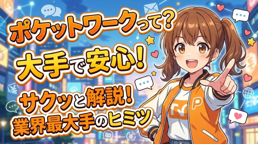 ポケットワークはチャットレディ業界の老舗