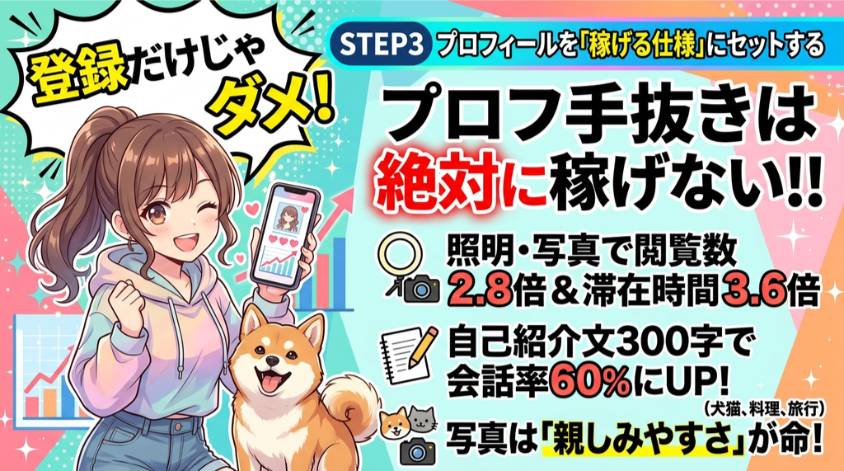 プロフに手を抜かない