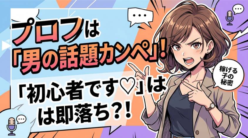 プロフをしっかり書く