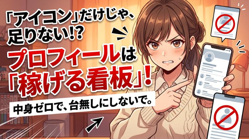 プロフィールはメルレの看板