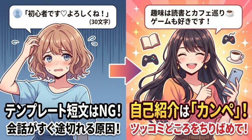 プロフィールを充実させる