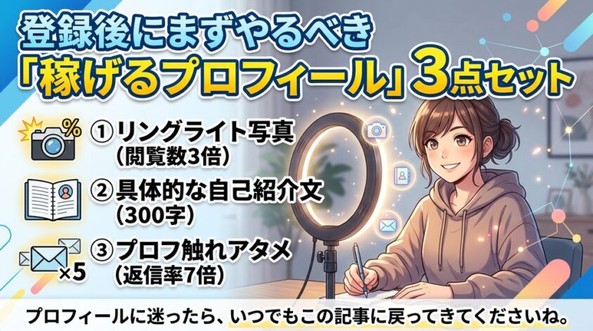 ビーボ登録前に準備するもの