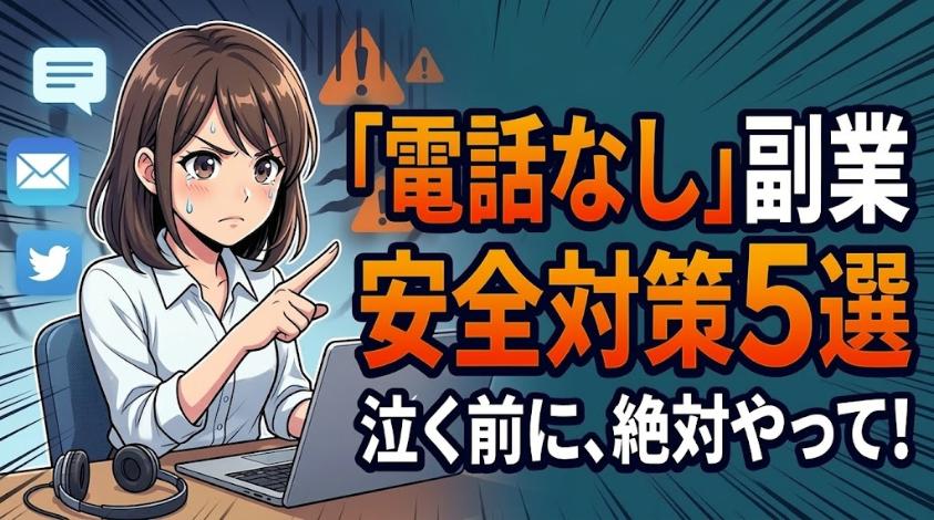 在宅副業の安全対策