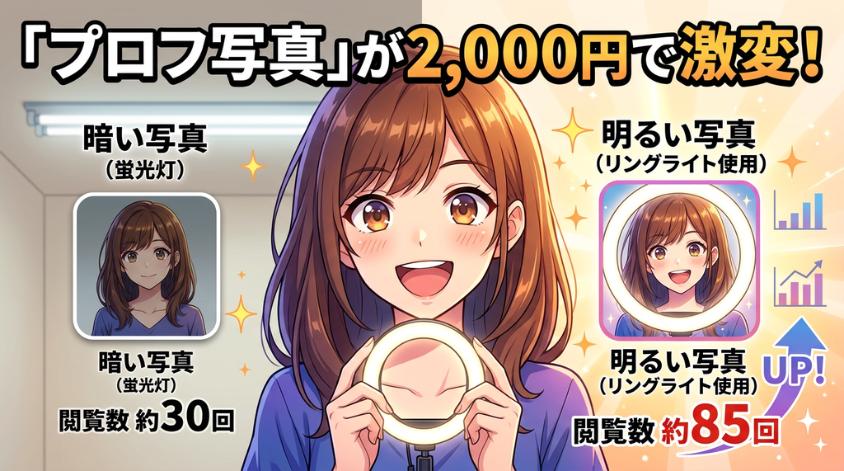 プロフィール写真にこだわる